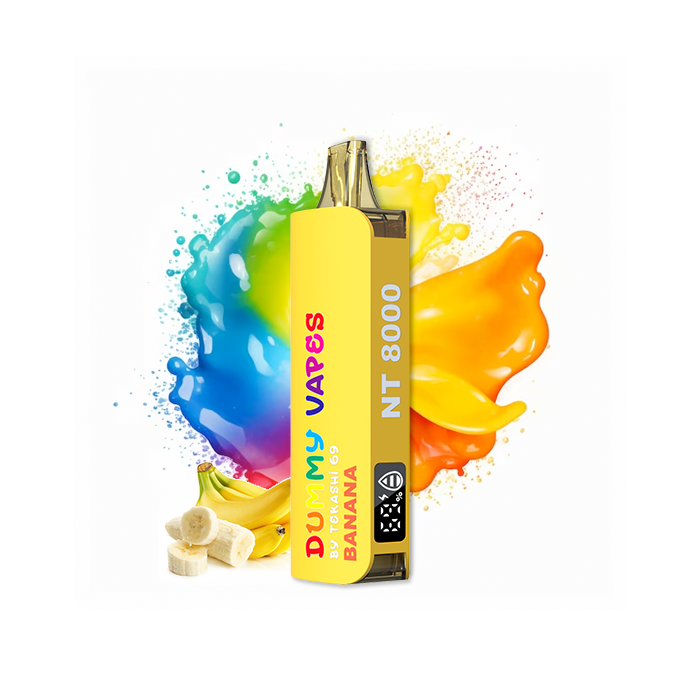 Dummy Vapes 8000 Puffs Disposable Vape - 5ct Banana