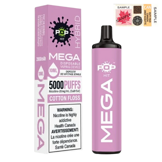 Pop Hybrid Mega 5000 Puffs Disposable Vape - 10ct Donkey Kahn