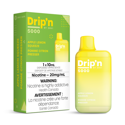 Dripn by Envi 5000 Disposable - Apple Lemon Squeeze 20MG 6pc/Carton