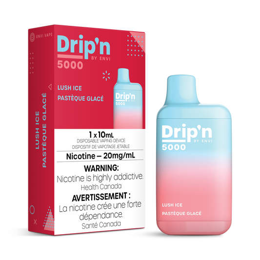 Dripn by Envi 5000 Disposable - Lush Ice 20MG 6pc/Carton