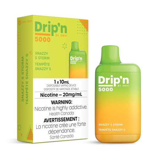 Dripn by Envi 5000 Disposable - Snazzy S Storm 20MG 6pc/Carton
