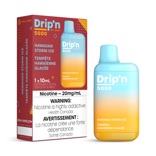 Dripn by Envi 5000 Disposable - Hawaiian Storm Ice 20MG 6pc/Carton