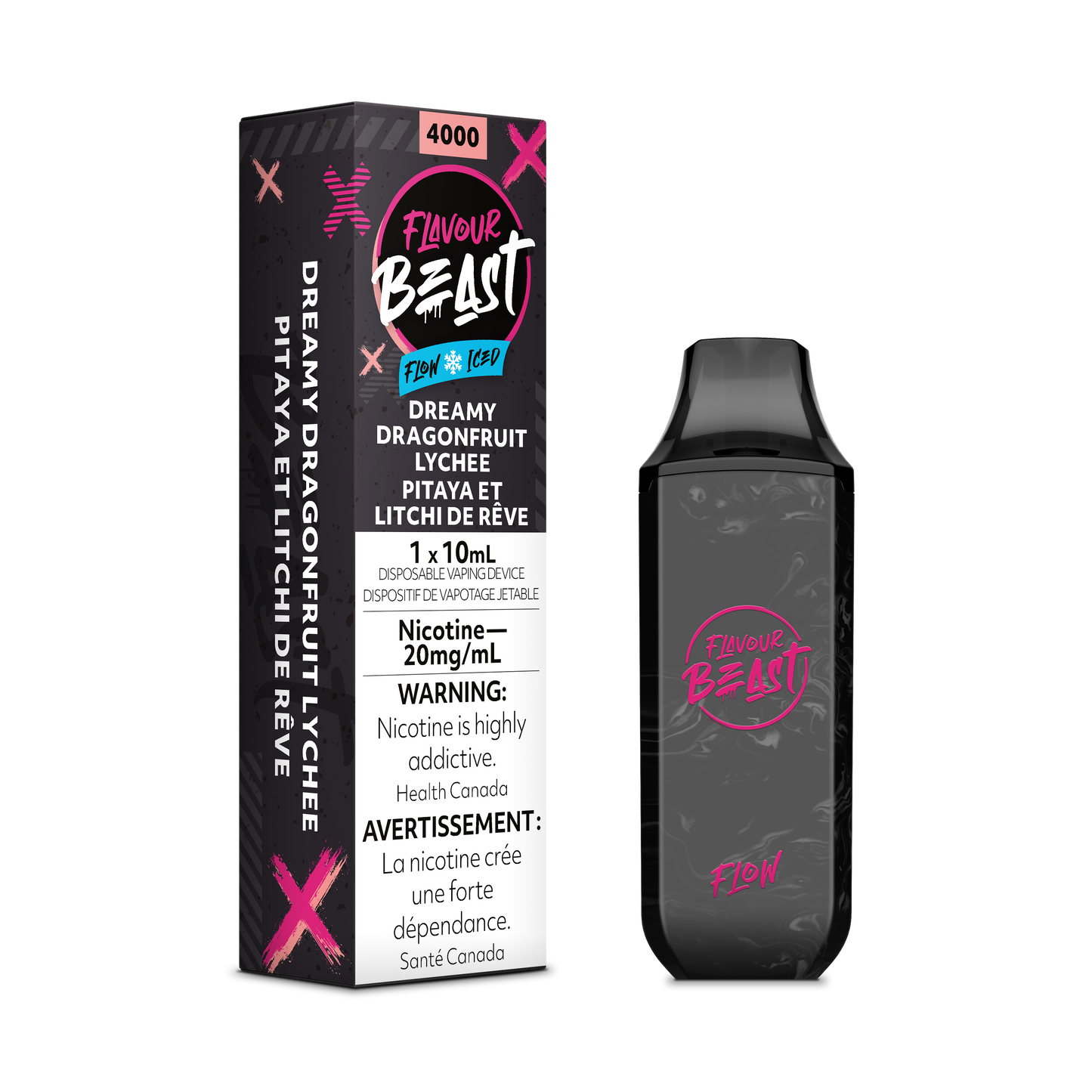 FLAVOUR BEAST Dreamy Dragonfruit Lychee Iced (6pc Carton)