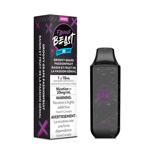 FLAVOUR BEAST Groovy Grape Passionfruit Iced (6pc Carton)