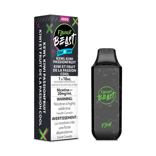 FLAVOUR BEAST Kewl Kiwi Passionfruit Iced (6pc Carton)