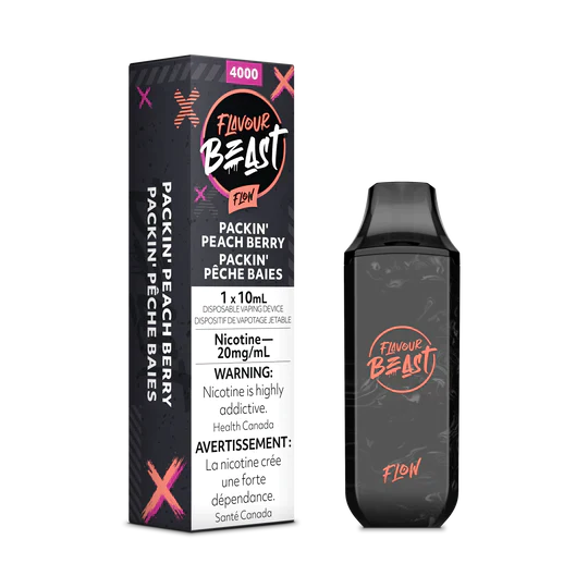 FLAVOUR BEAST Pop'n Peach Berry (6pc Carton)