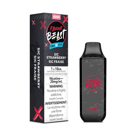 FLAVOUR BEAST Sic Strawberry Iced (6pc Carton)