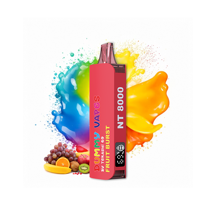 Dummy Vapes 8000 Puffs Disposable Vape - 5ct Fruit Burst