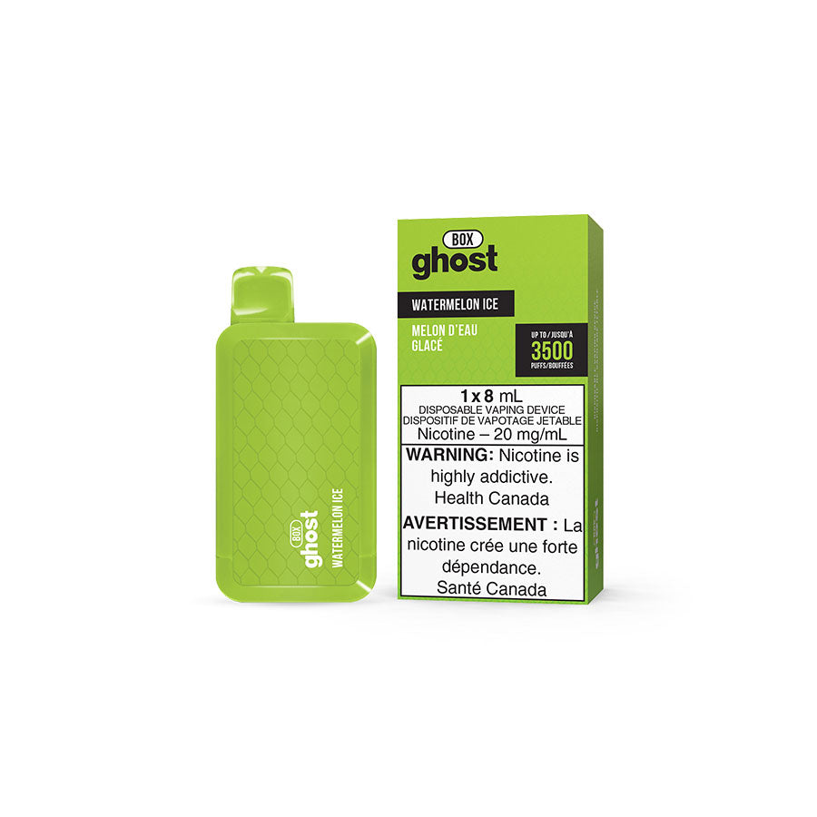 GHOST BOX DISPOSABLE - WATERMELON ICE-(5PC/CTN) 8ML 20MG