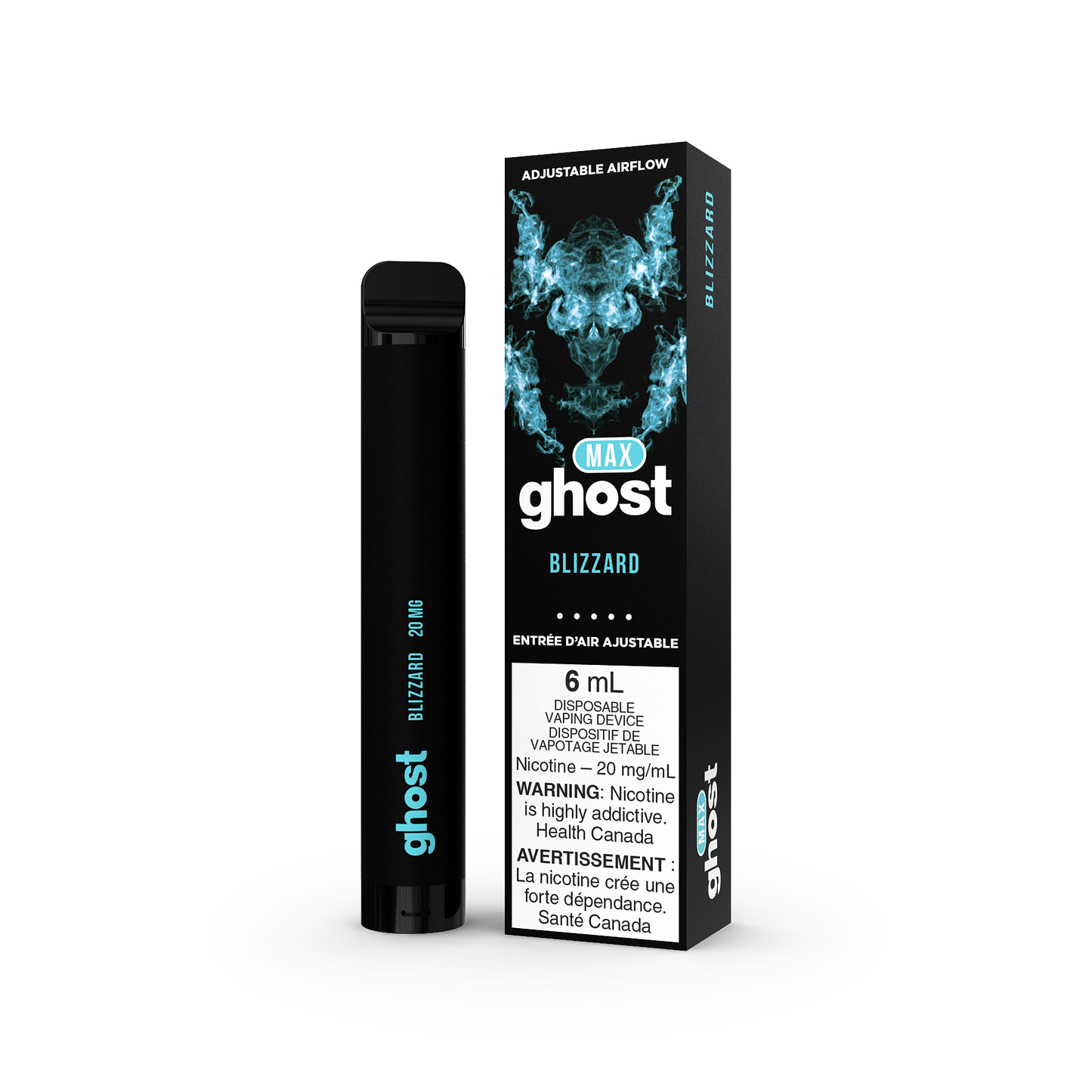 GHOST MAX DISPOSABLE - BLIZZARD (5PC/CTN) 6ML 20MG