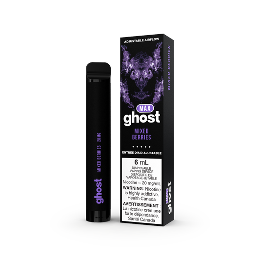 GHOST MAX DISPOSABLE - MIXED BERRIES (5PC/CTN) 6ML 20MG