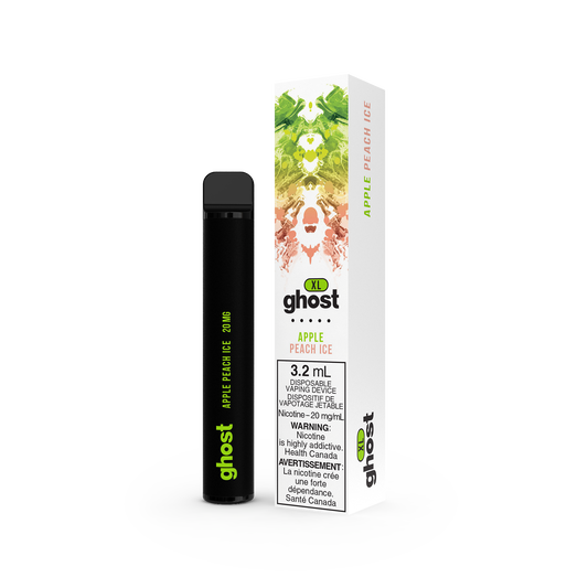 GHOST XL DISPOSABLE - APPLE PEACH ICE (5PC/CTN) 2ML 2ML 20MG