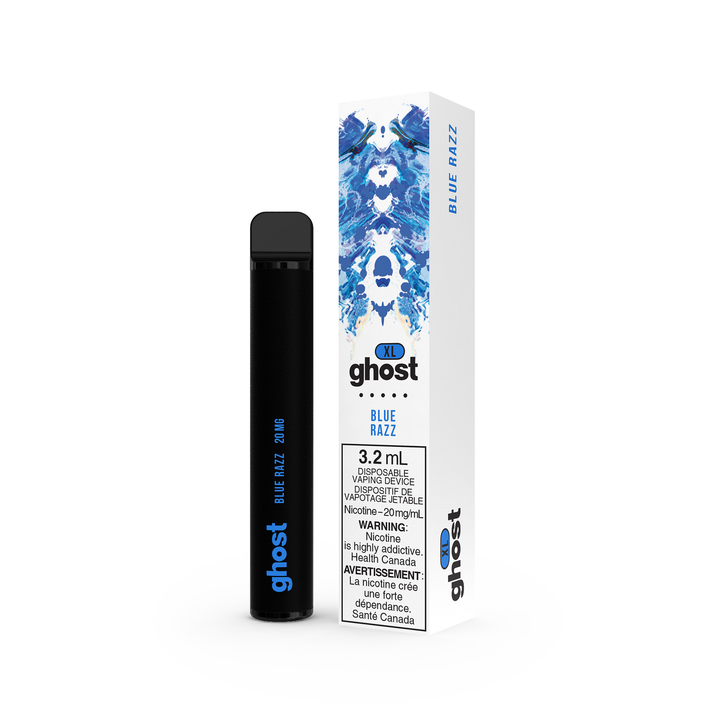 GHOST XL DISPOSABLE - BLUE RAZZ (5PC/CTN) 2ML 2ML BOLD 50