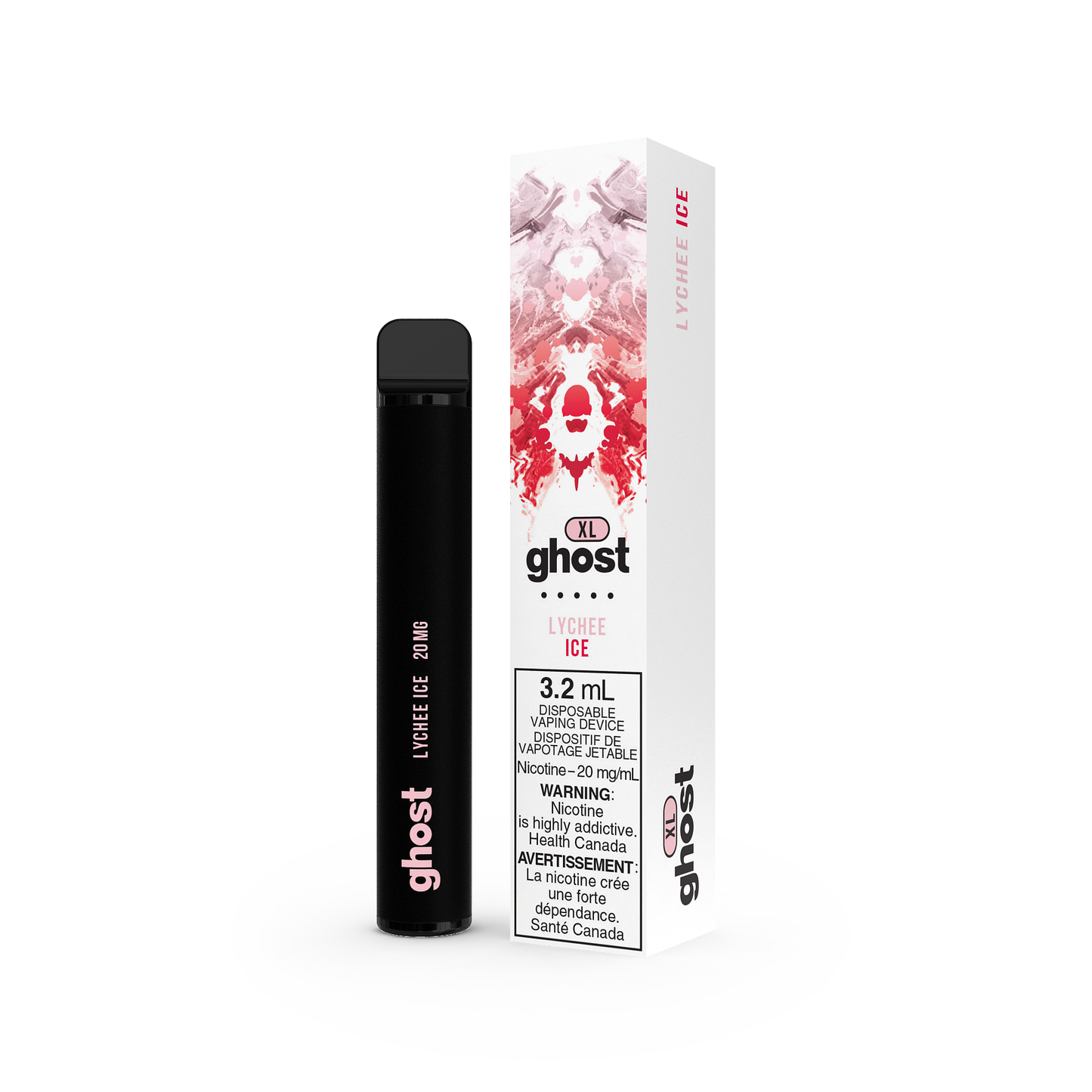 GHOST XL DISPOSABLE - LYCHEE ICE (5PC/CTN) 2ML 2ML BOLD 50