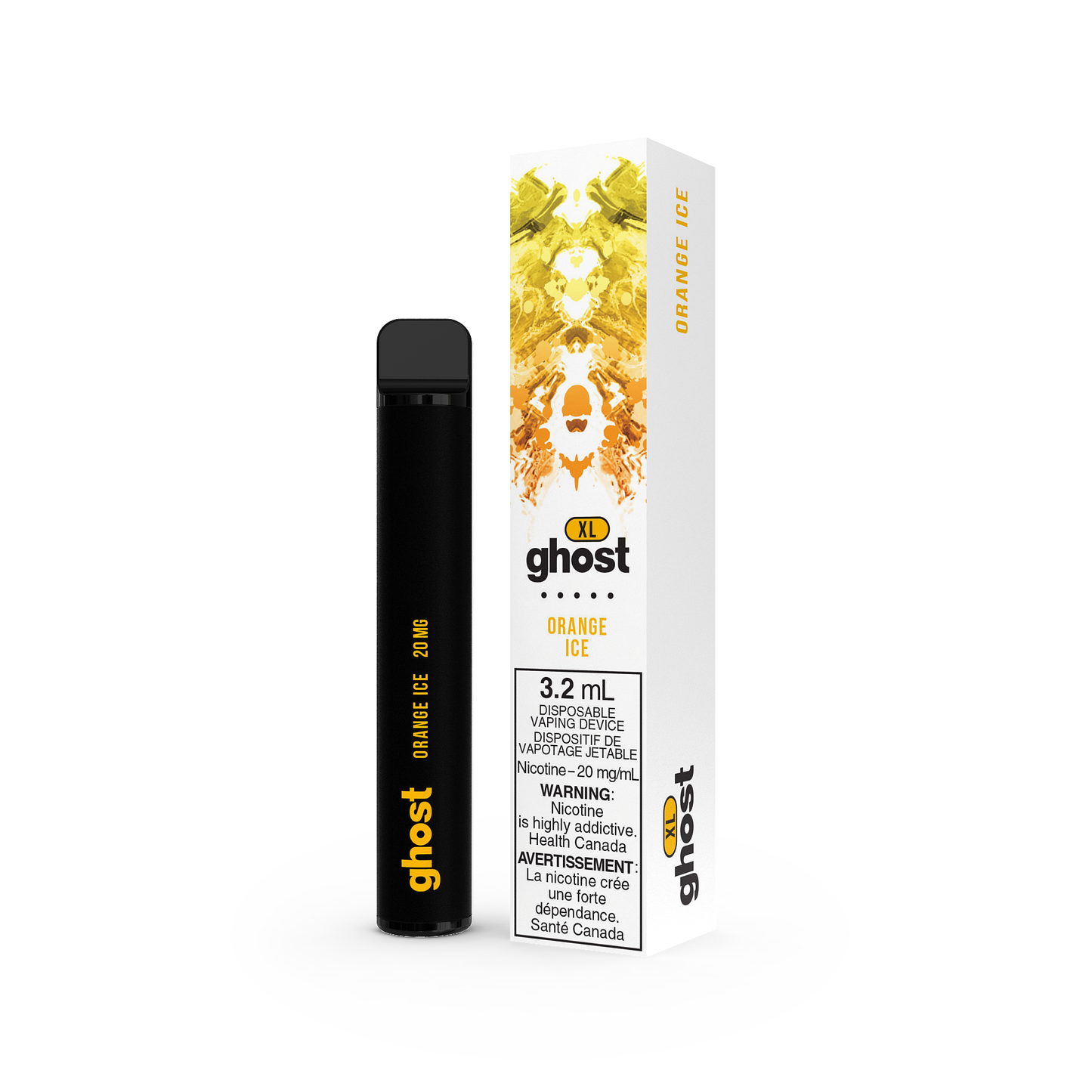 GHOST XL DISPOSABLE - ORANGE ICE (5PC/CTN) 2ML 2ML