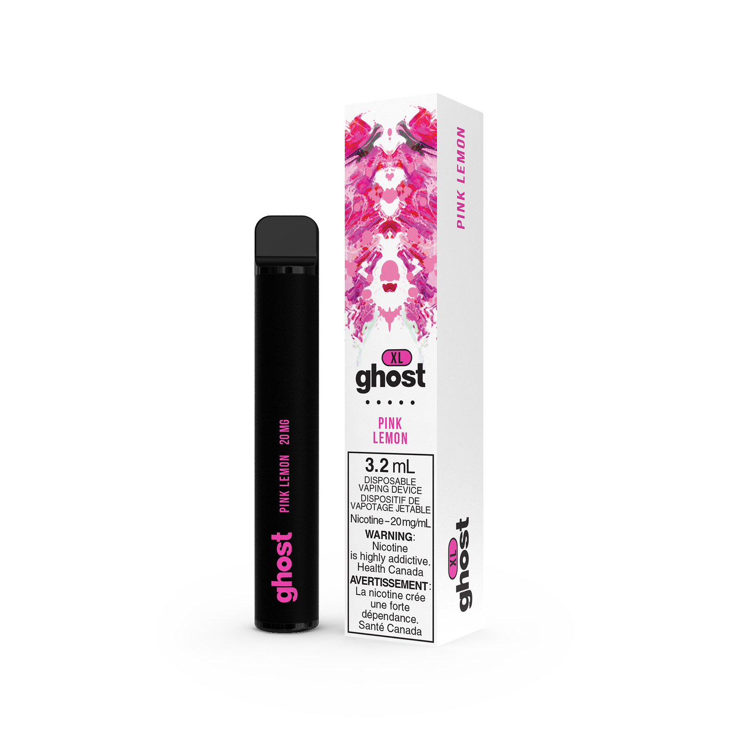 GHOST XL DISPOSABLE - PINK LEMON (5PC/CTN) 2ML 2ML