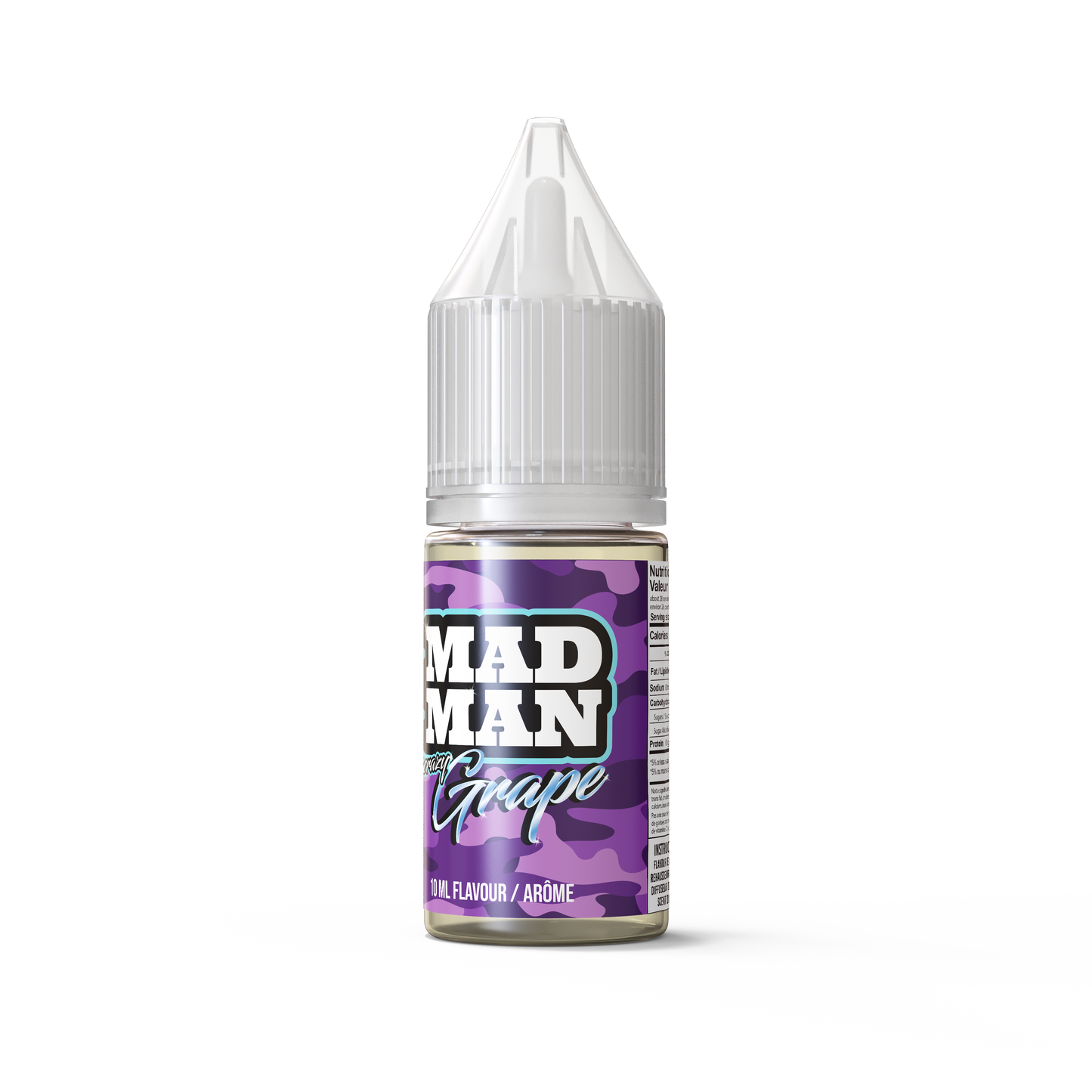 10ml AROMA MADMAN ICE SALTY Grape QBC