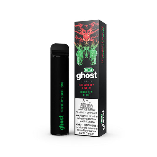 GHOST MEGA DISPOSABLE - STRAWBERRY KIWI ICE (5PC/CTN) 8ML 20MG
