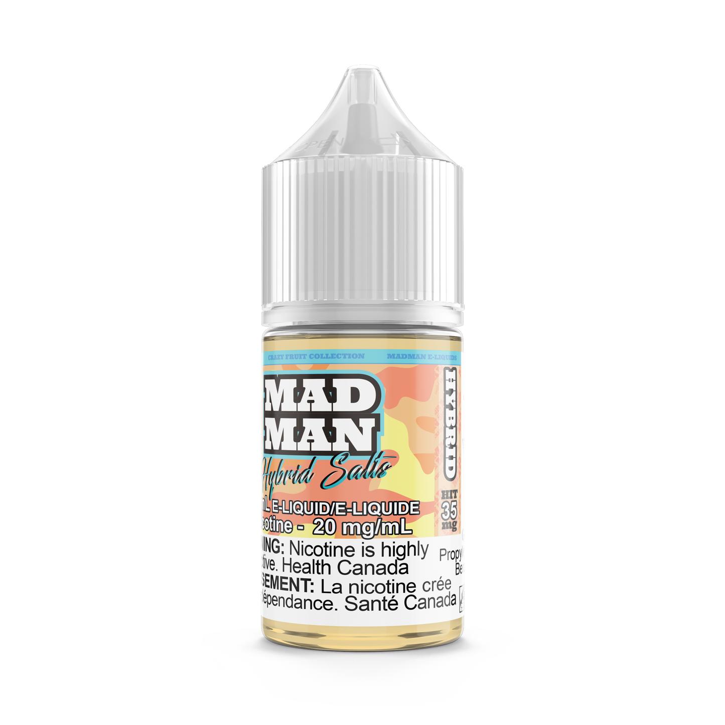 30ml MADMAN ICE SALTY Crazy Peach