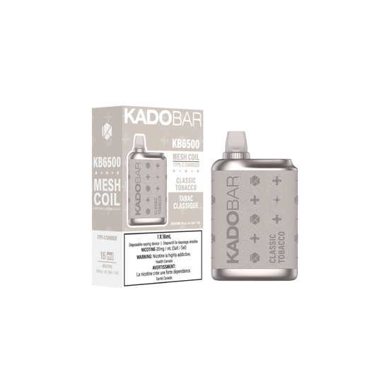 KadoBar 6500 Disposable Vape - 5ct Classic Tobacco