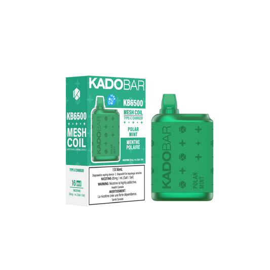 KadoBar 6500 Disposable Vape - 5ct Polar Mint