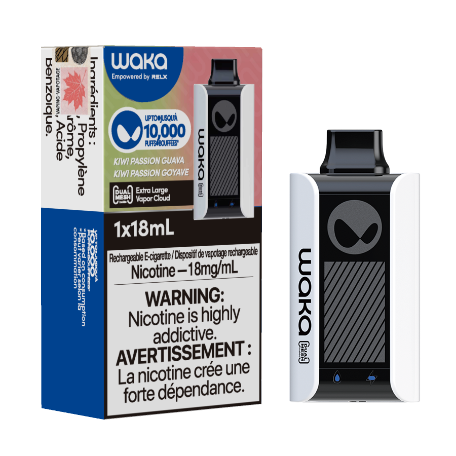 Waka Sopro 10000 Puffs Disposable Vape - 10ct Kiwi Passion Guava