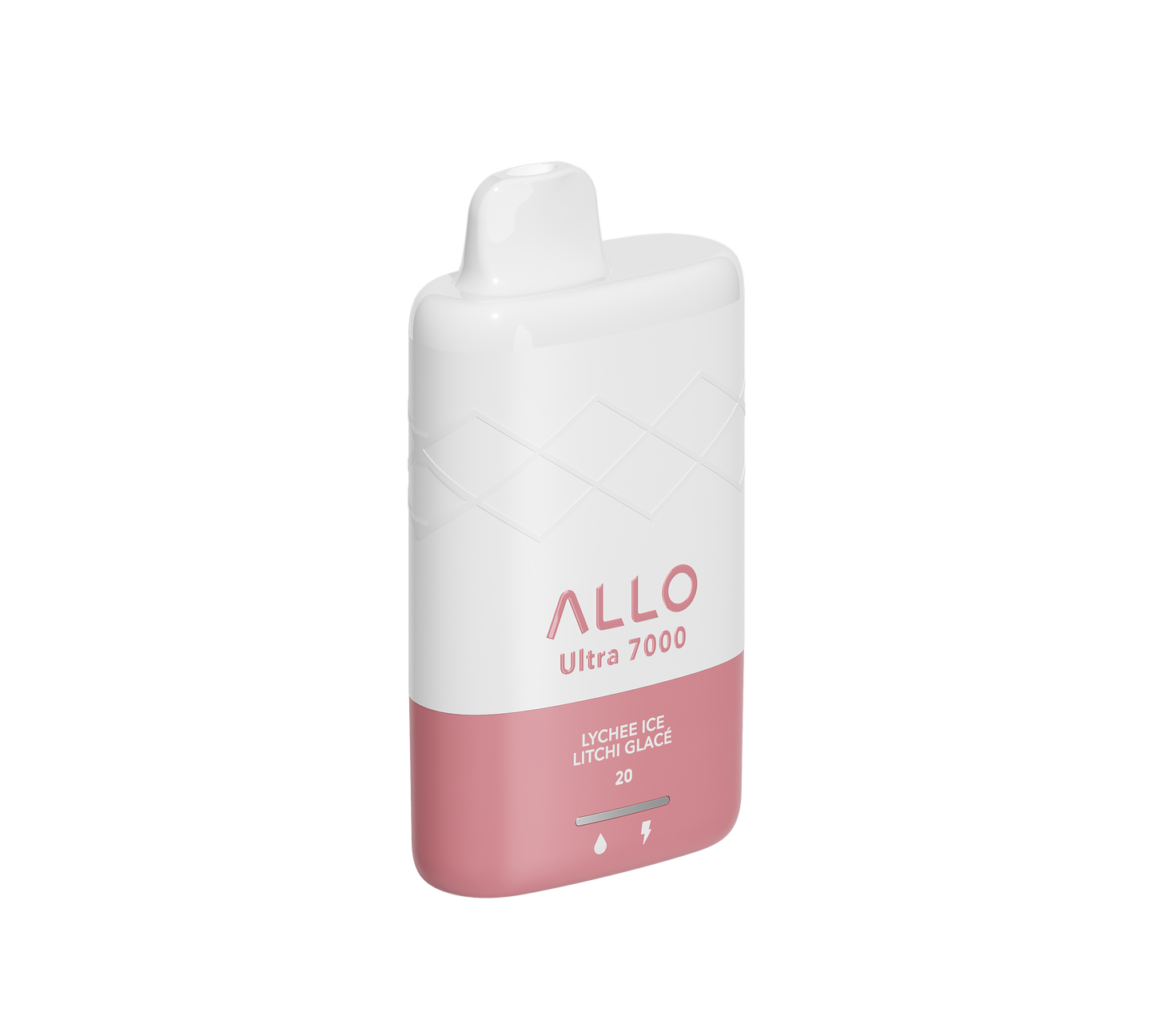 Allo Ultra 7000 Disposable - Lychee Ice 20mg 5pc/Carton
