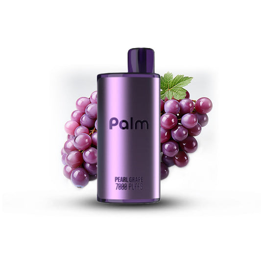 Pop Palm 7000 Puffs Disposable Vape - 5ct Pearl Grape