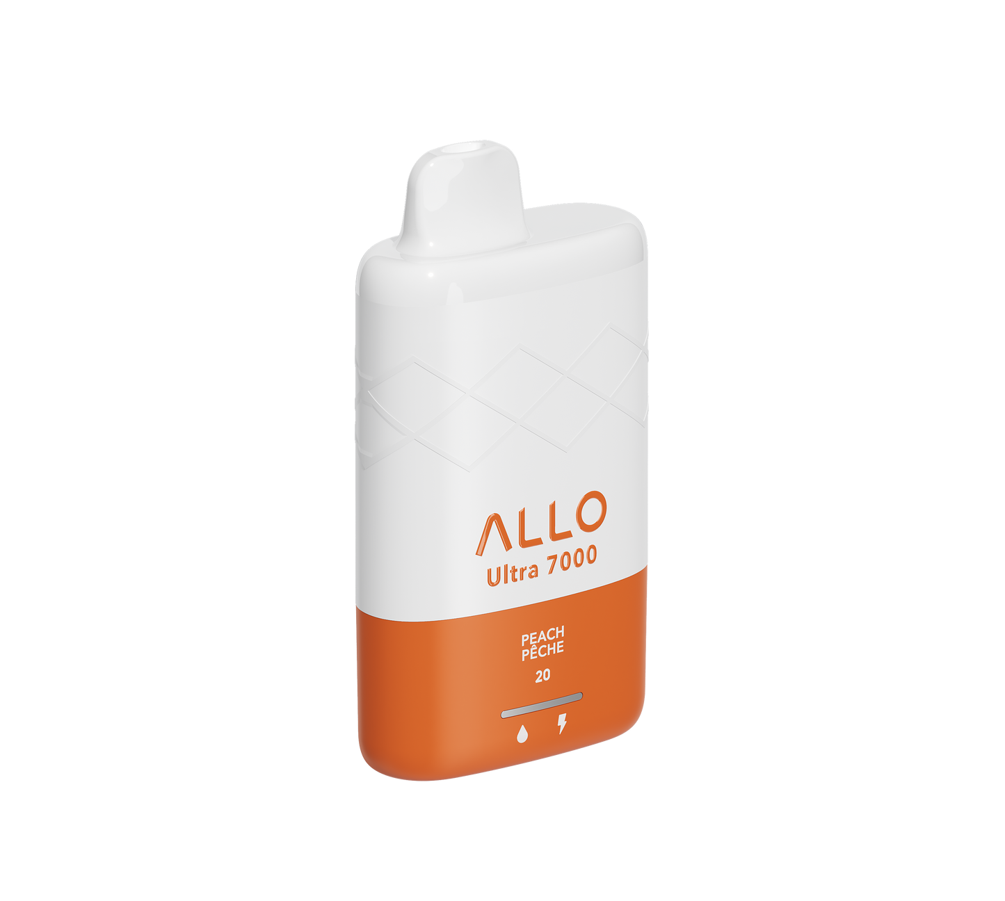 Allo Ultra 7000 Disposable - Peach 20mg 5pc/Carton