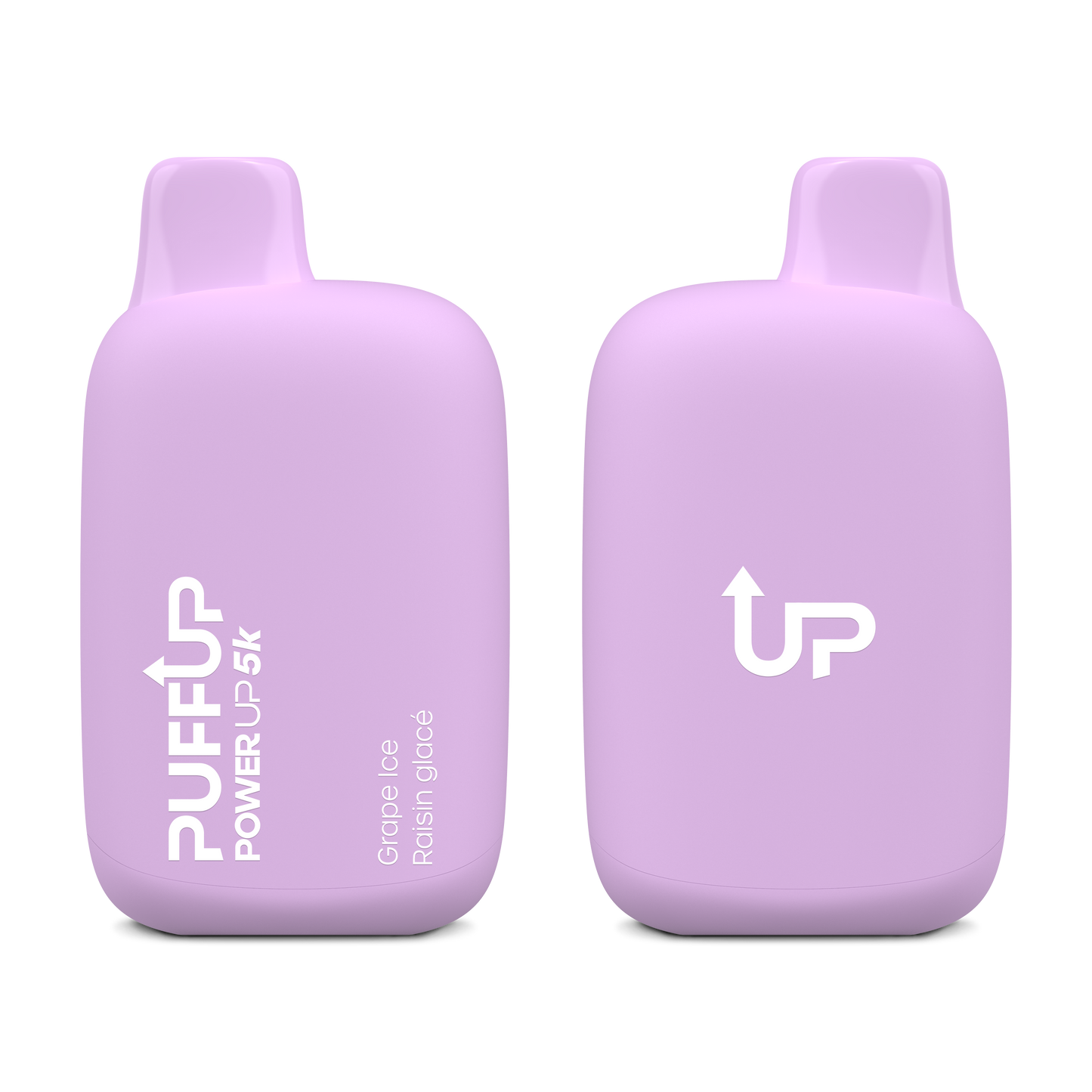 Puff Up Power Up 5k Disposable - Grape Iced 20MG 6pc/Carton