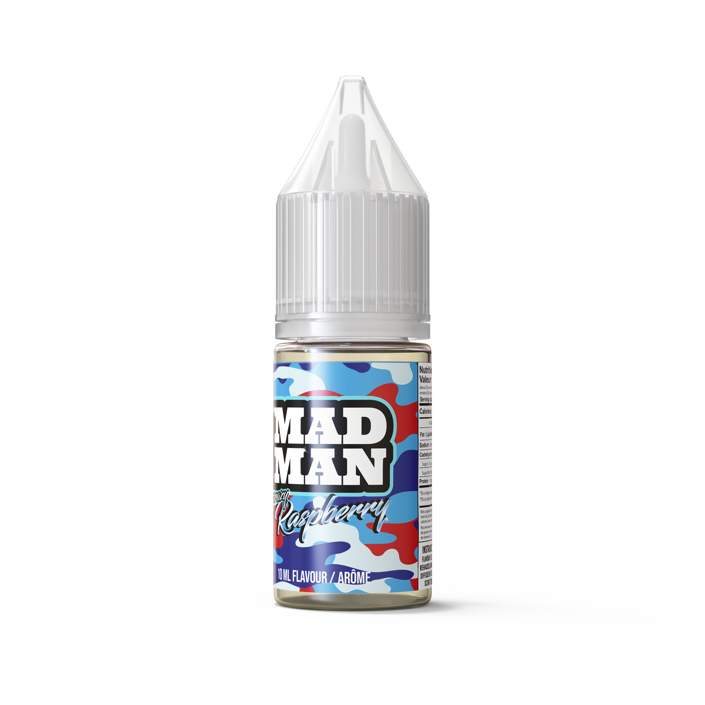 10ml AROMA MADMAN ICE SALTY Raspberry QBC