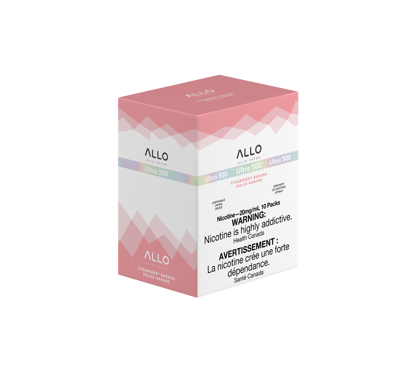 Allo Ultra 500 Disposable Strawberry Banana 20mg