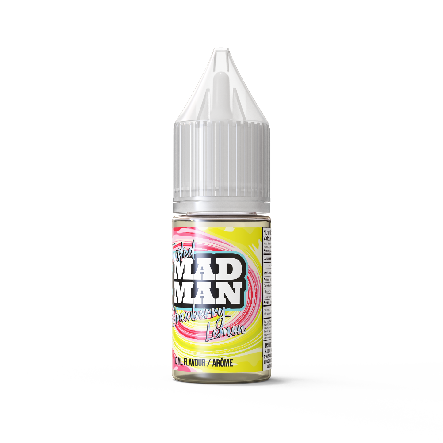 10ml AROMA MADMAN ICE SALTY TWISTED Strawberry & Lemon