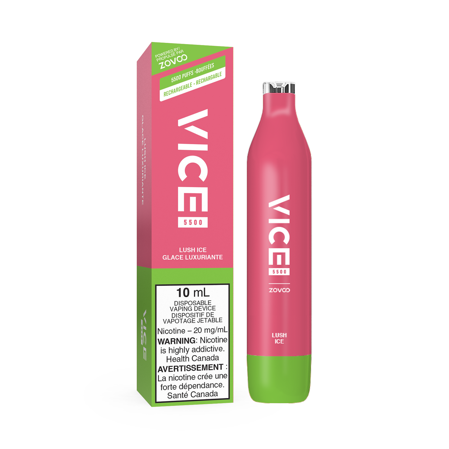 VICE 5500 DISPOSABLE - LUSH ICE (6PC/CTN) 10ML 20MG