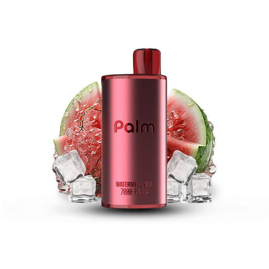 Pop Palm 7000 Puffs Disposable Vape - 5ct Watermelon Ice