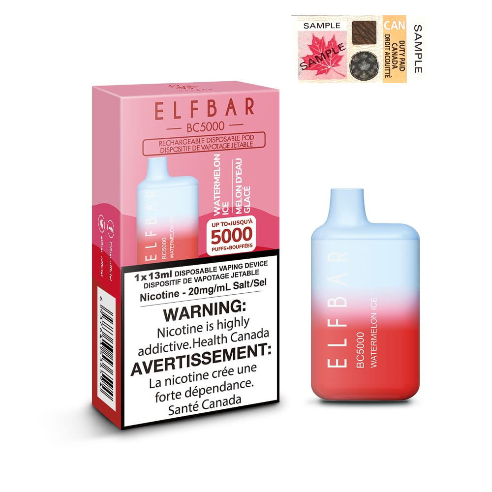 ELF Bar BC5000 Disposable Vape - 10ct Watermelon Ice