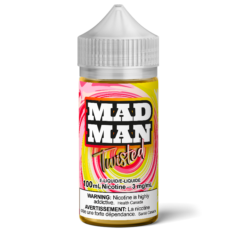 100ml MADMAN TWISTED Strawberry & Lemon