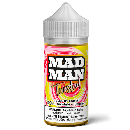 100ml MADMAN TWISTED Strawberry & Lemon