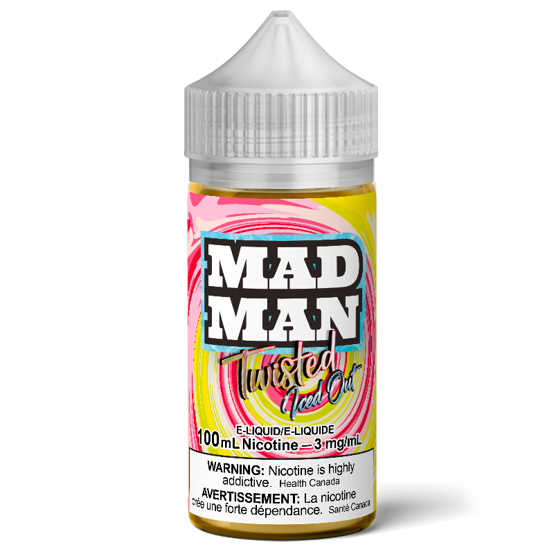 100ml MADMAN ICE TWISTED Strawberry & Lemon