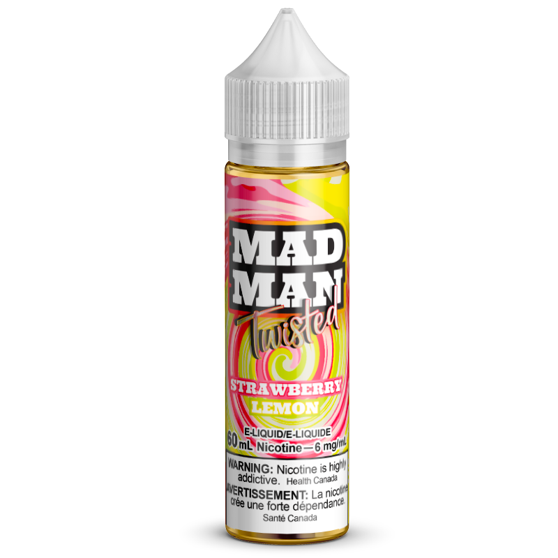 60ml MADMAN TWISTED Crazy Strawberry & Lemon