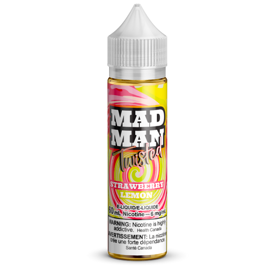 60ml MADMAN TWISTED Crazy Strawberry & Lemon