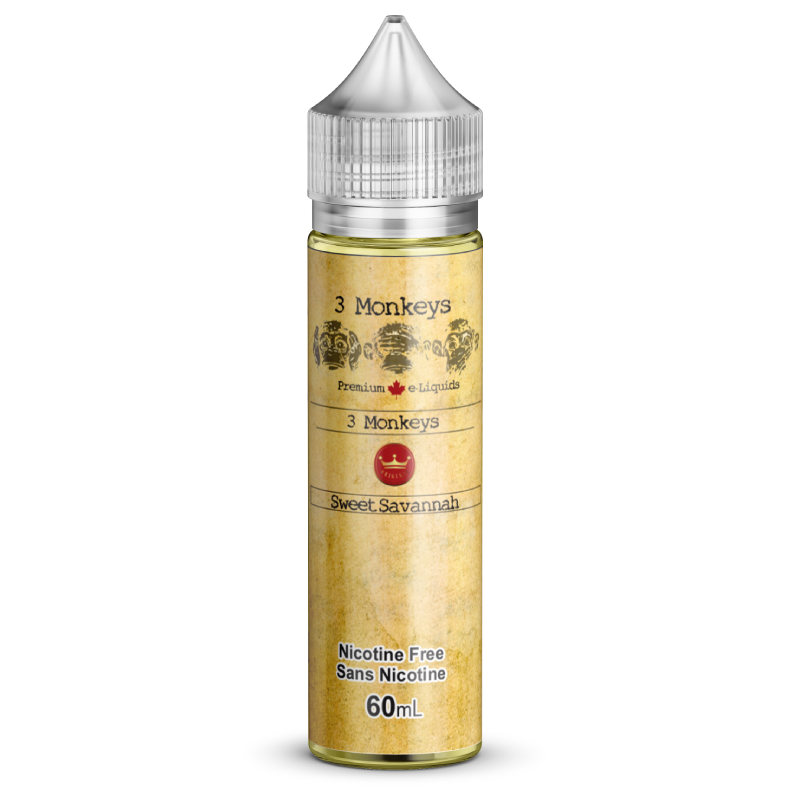 60ml 3MONKEYS Sweet Savannah XL