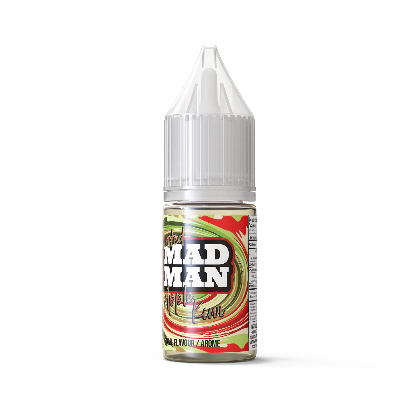 10ml AROMA MADMAN SALTY TWISTED Apple Kiwi QBC