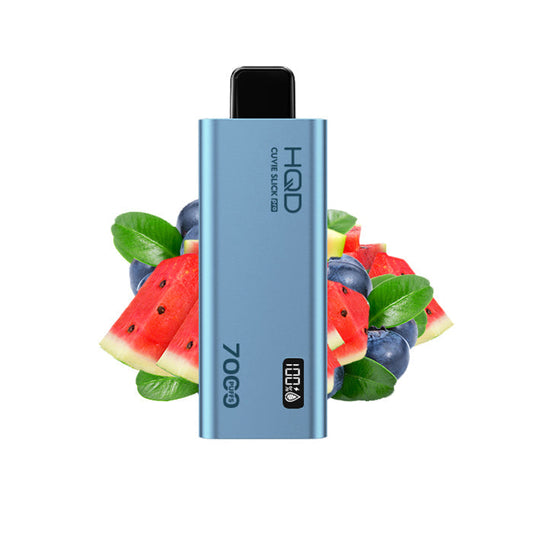 HQD Cuvie Slick Pro 7000 Disposable Vape - 5ct Blueberry Watermelon