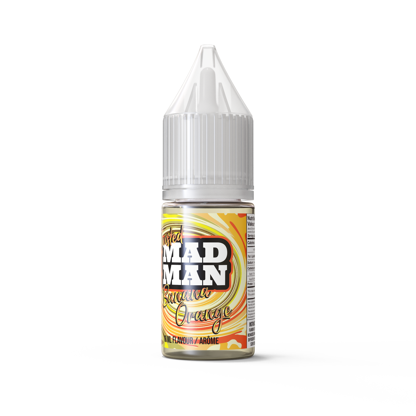 10ml AROMA MADMAN SALTY TWISTED Banana Orange QBC