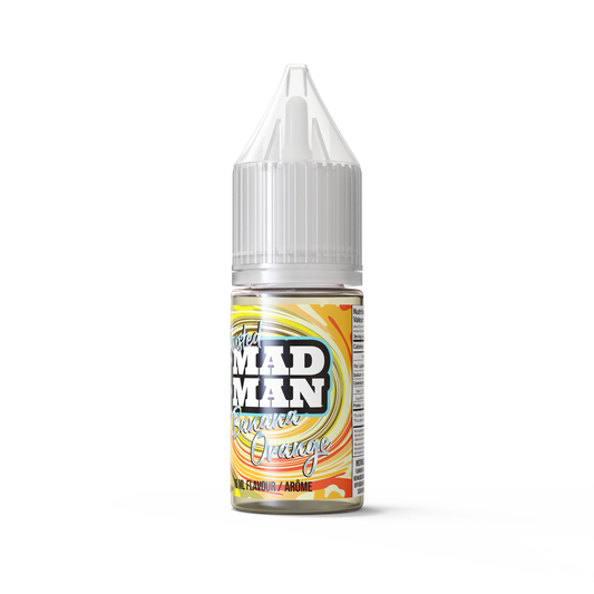 10ml AROMA MADMAN ICE SALTY TWISTED Banana Orange QBC