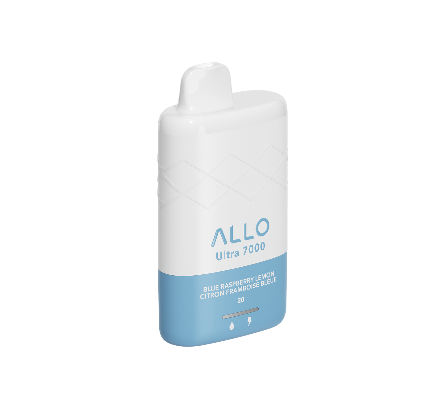 Allo Ultra 7000 Disposable - Blue Raspberry Lemon 20mg 5pc/Carton