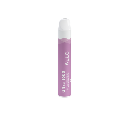 Allo Ultra 1600 Disposable - Blue Raspberry Peach 20mg 5pc/Carton