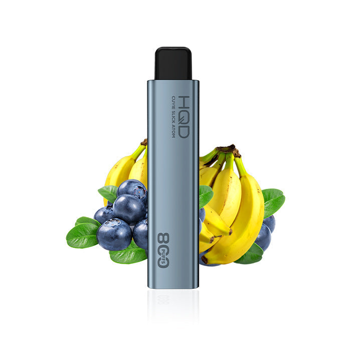 HQD Atom 800 Puffs Disposable Vape - 10ct Blueberry Banana