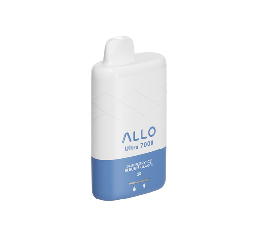 Allo Ultra 7000 Disposable - Blueberry Ice 20mg 5pc/Carton